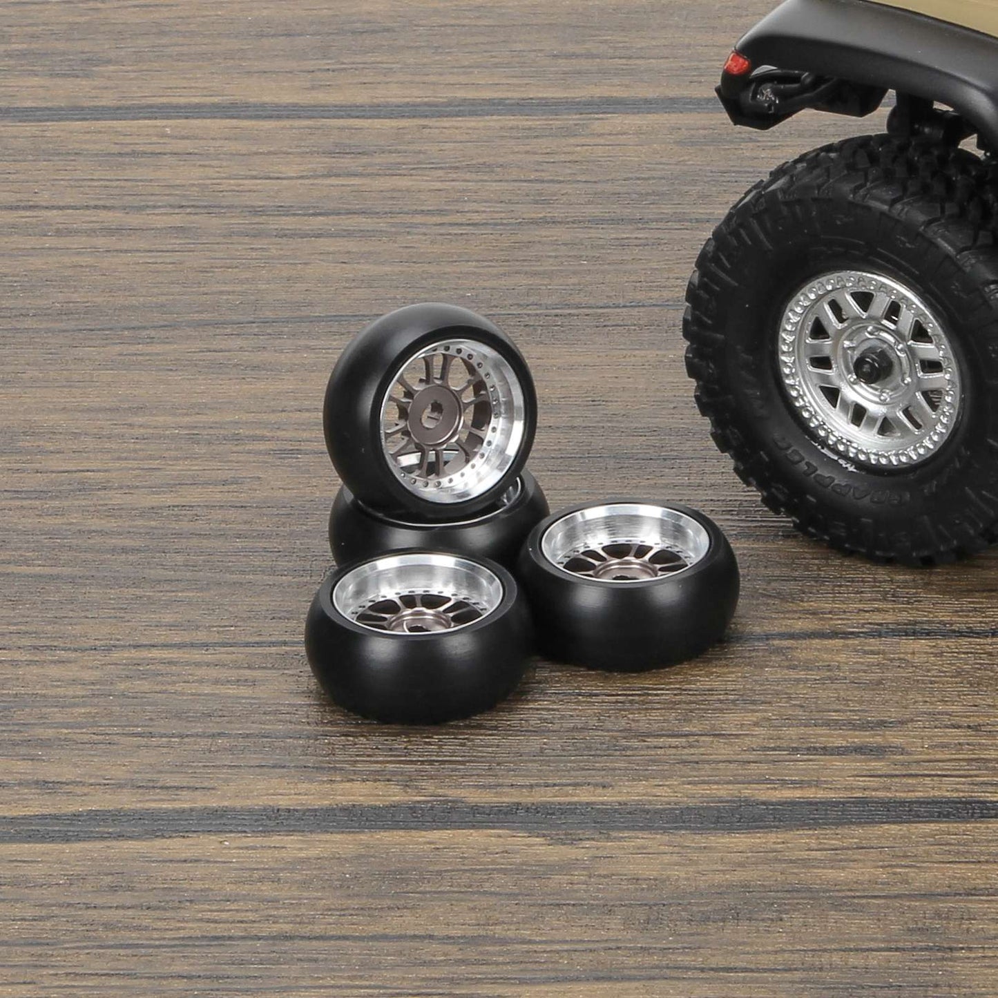 RCAWD WLTOYS K969 K989 P929 Titanium RCAWD 27*11mm 12 Spokes RC Drift Wheel Tires for 1/28 Wltoys K969 K989 P929, kyosho mini-Z mini-Q mini-D