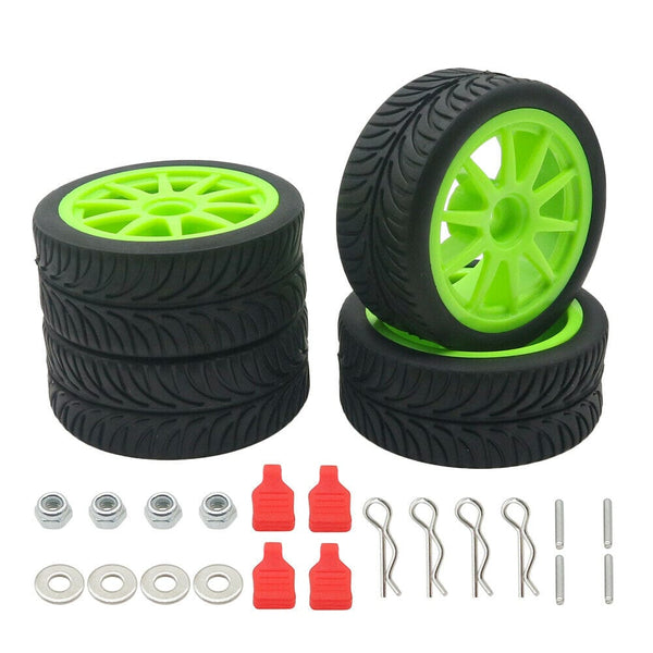 4 Pneus Tout Terrain Pour Voiture RC WLtoys 144001, 124008, 124018, 124017, 124019