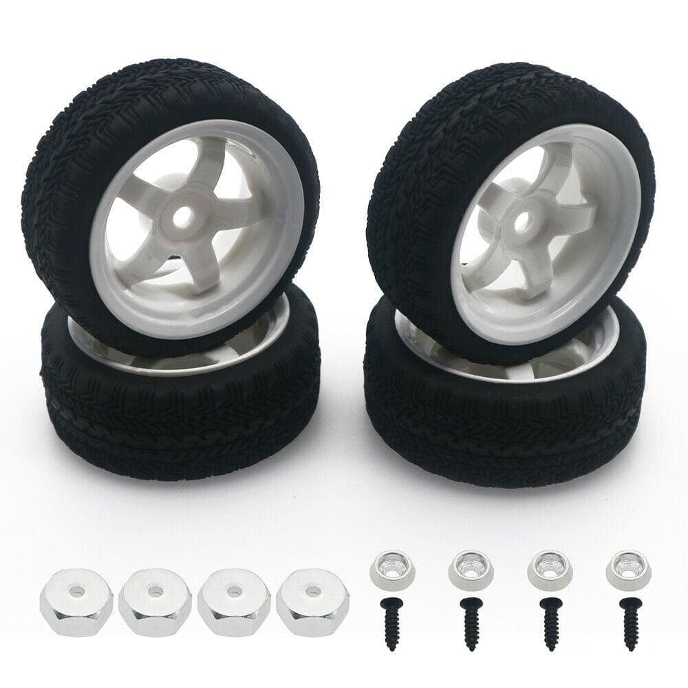 RCAWD 63mm 5 spoke wheel rubber tire for WPL D12 drift truck - RCAWD