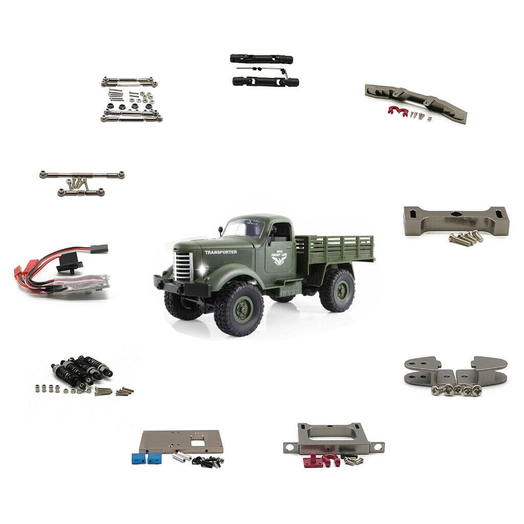 RCAWD WPL HENGLONG Military Truck&Crawler RCAWD WPL Military Truck Series upgrades parts