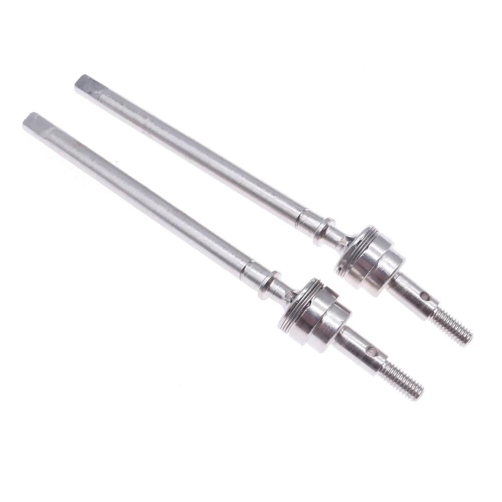 RCAWD #45 steel front CVD drive shaft axle for 1/10 RGT 86100 86110 FTX5579 Outback Fury crawler parts 2pcs