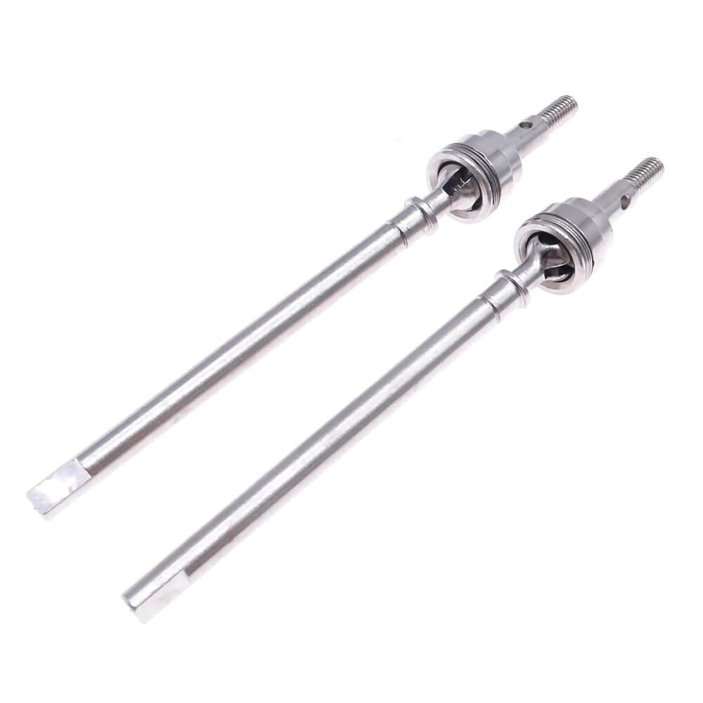RCAWD #45 steel front CVD drive shaft axle for 1/10 RGT 86100 86110 FTX5579 Outback Fury crawler parts 2pcs