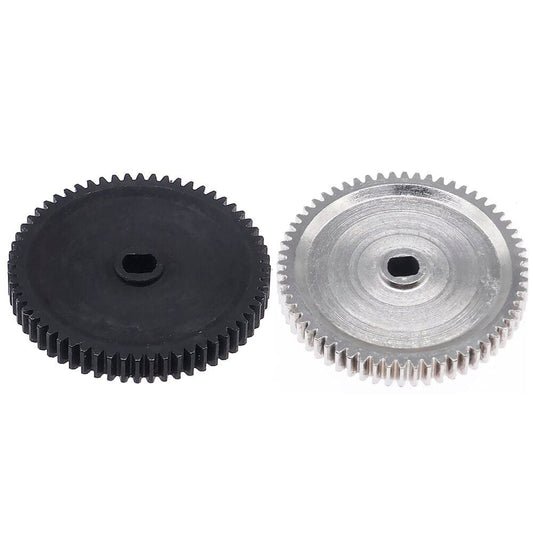 RCAWD #45 steel main gear spur gear 60T 0.5mod 48P for Horizon ECX 1/12 Barrage 1/18 Temper 1/10 RGT 136100 and FTX Outback crawler