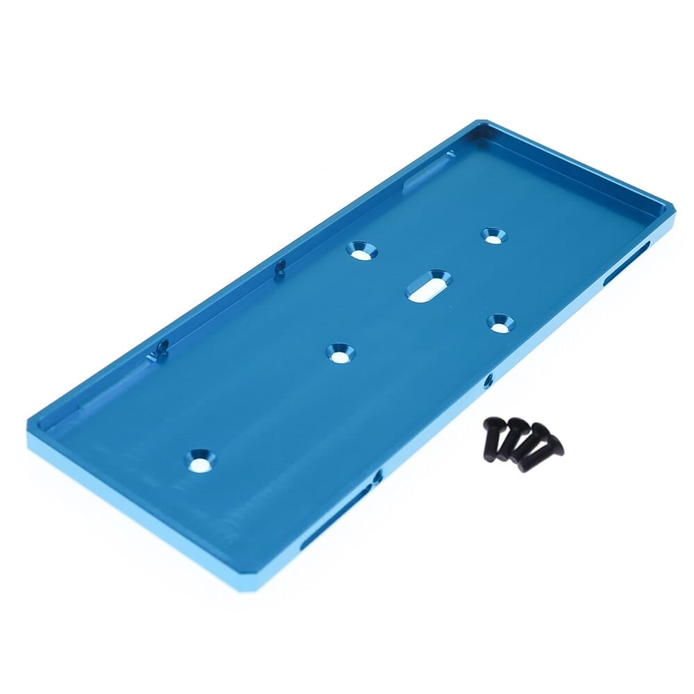 RCAWD Alumium battery tray mount plate for ECX 1/12 Barrage 1/18 Temper 1/10 RGT 136100 and FTX Outback