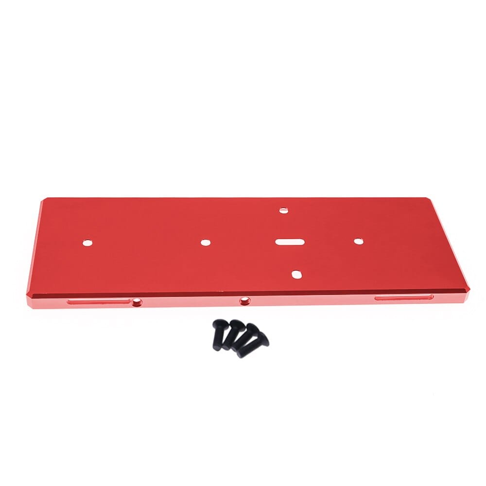 RCAWD Alumium battery tray mount plate for ECX 1/12 Barrage 1/18 Temper 1/10 RGT 136100 and FTX Outback