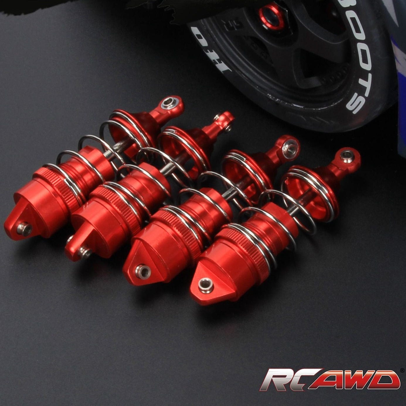 RCAWD ARRMA 3S Red RCAWD ARRMA Infraction Vendetta 3S upgrades Full Metal Shocks ARA330701
