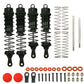 RCAWD ARRMA UPGRADE PARTS Black RCAWD AR330552 Front Rear Shocks For Arrma 1/10 Outcast Kraton 4S BLX 4X4