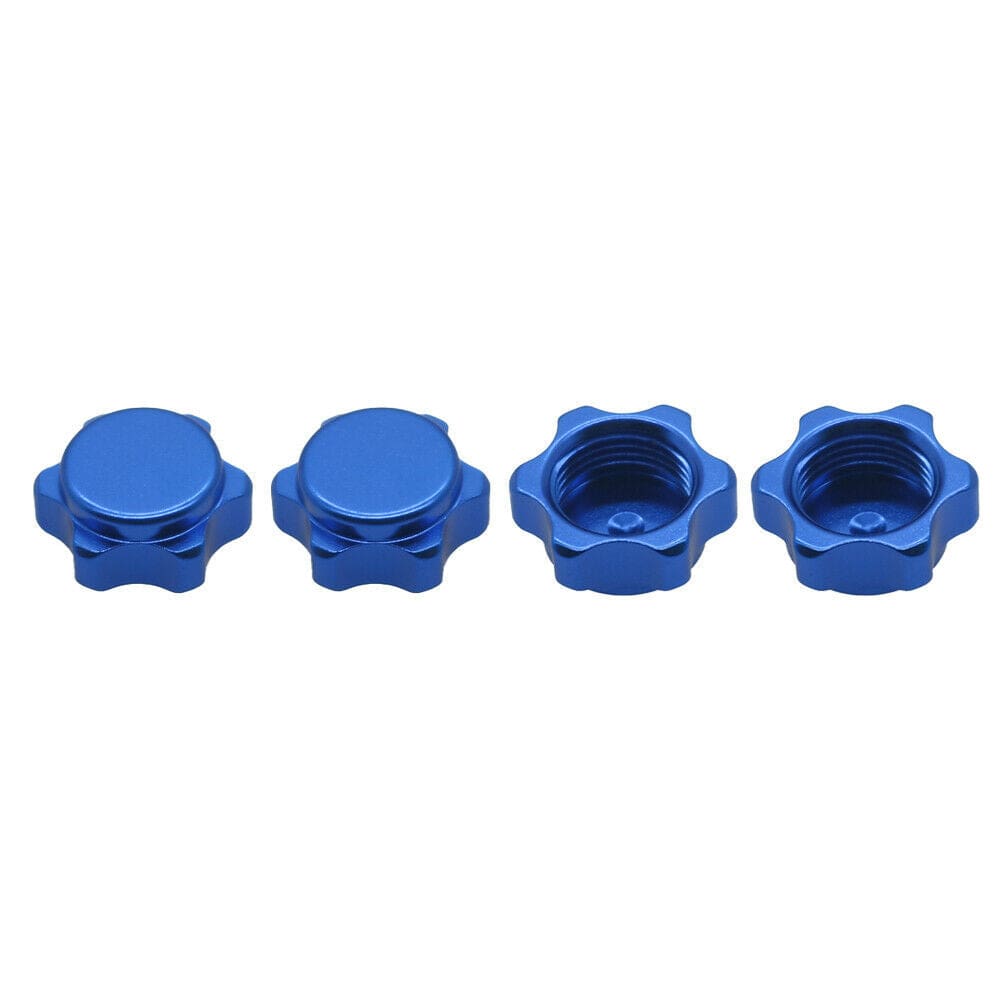RCAWD ARRMA UPGRADE PARTS Blue RCAWD alloy wheel nut 17mm thread 1.0 for Arrma Infraction Limitless Felony
