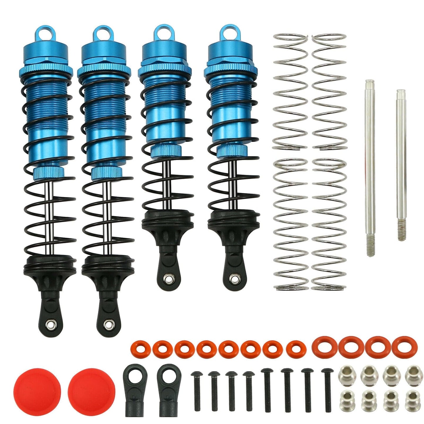RCAWD ARRMA UPGRADE PARTS Blue RCAWD AR330552 Front Rear Shocks For Arrma 1/10 Outcast Kraton 4S BLX 4X4