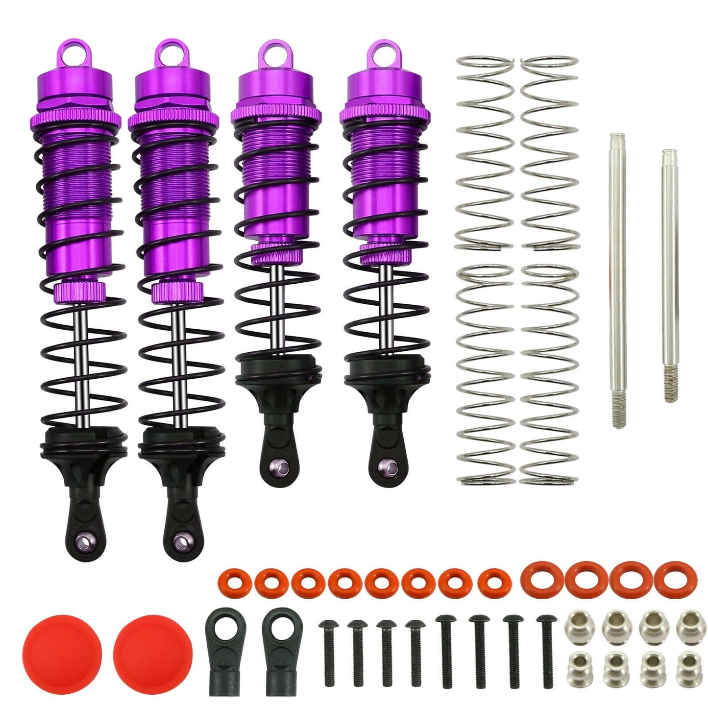 RCAWD ARRMA UPGRADE PARTS Purple RCAWD AR330552 Front Rear Shocks For Arrma 1/10 Outcast Kraton 4S BLX 4X4