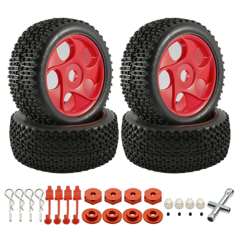 RCAWD ARRMA UPGRADE PARTS RCAWD ARA550087 Wheel Rim Tire Set For Arrma 4S Kraton 3S Mega Senton Vorteks