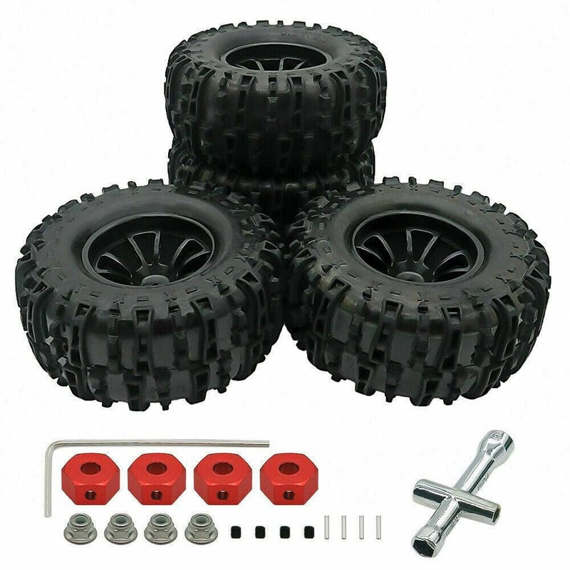 RCAWD 78*55mm Wheel Tires 4pcs for Arrma Typhon 3S Outcast Kraton 4S RC Car - RCAWD