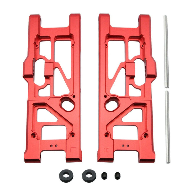 RCAWD ARRMA UPGRADE PARTS Red RCAWD ARA330590 rear lower suspension arms for arrma kraton outcast 8S BLX EXB