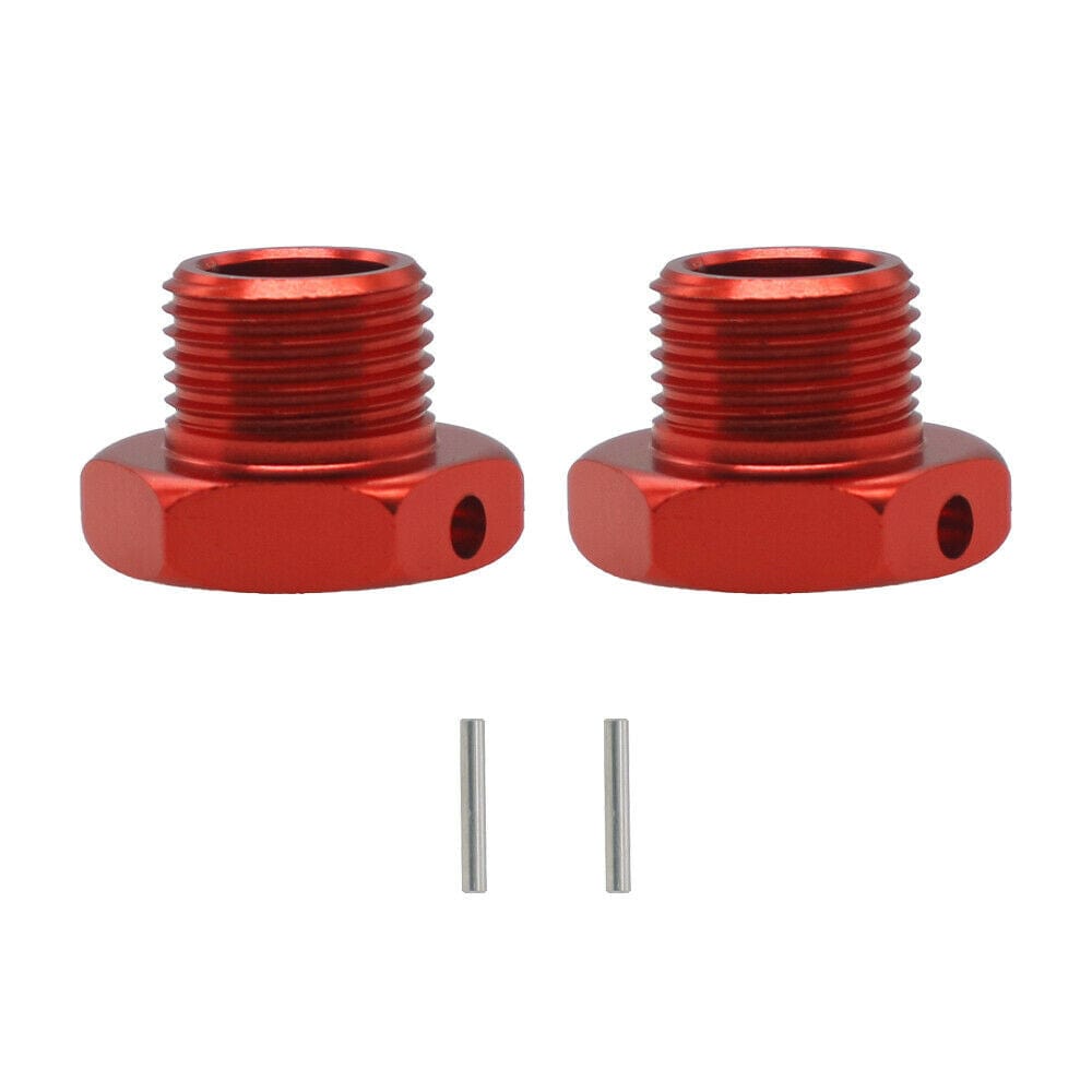 RCAWD ARRMA UPGRADE PARTS Red RCAWD Wheel Hex 17mm With 2 Pins For Arrma 6s Notorious Kraton Outcast Typhon