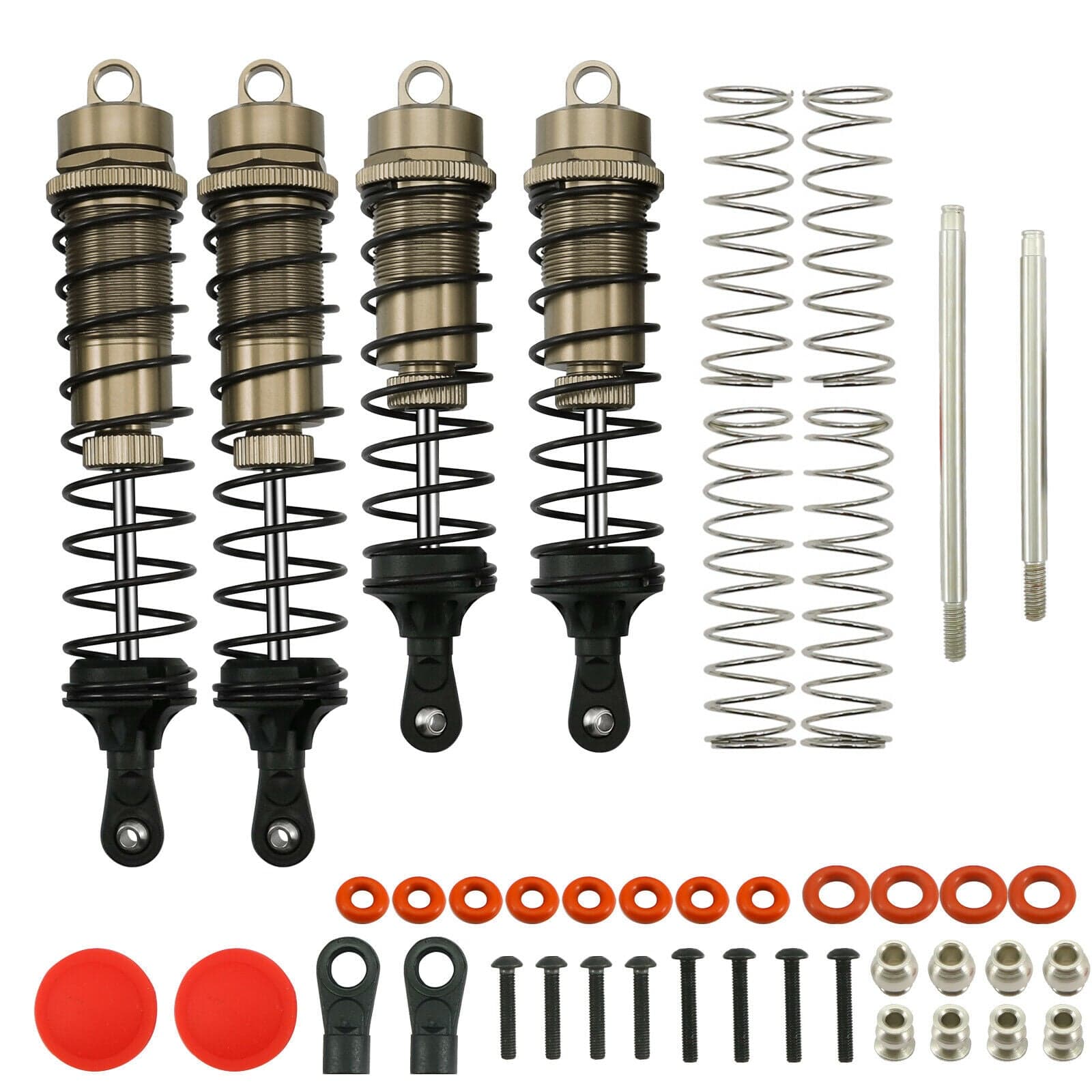 RCAWD ARRMA UPGRADE PARTS TI RCAWD AR330552 Front Rear Shocks For Arrma 1/10 Outcast Kraton 4S BLX 4X4