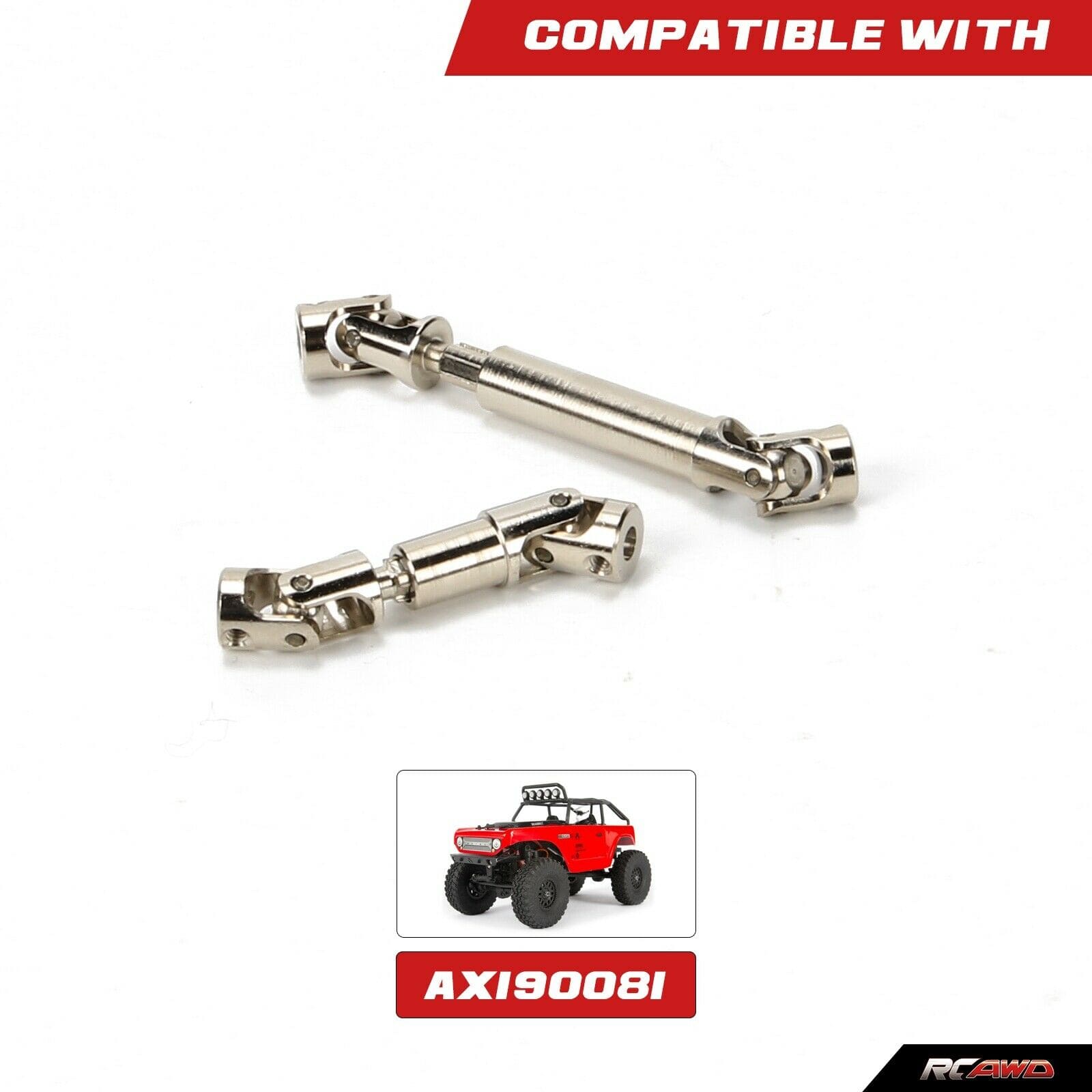 RCAWD Axial 1/24 SCX24 Deadbolt Rock Crawlers Upgrade Parts Center Drive Shaft  AXI31611 - RCAWD