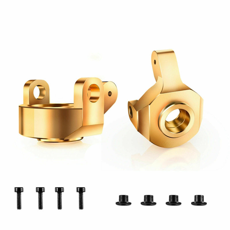 RCAWD Axial SCX24 Brass Front Steering Knuckle Hub Carrier SCX2406 compatiable with AX24 - RCAWD