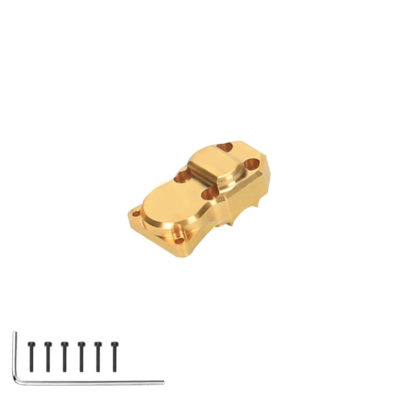 RCAWD AXIAL SCX24 Brass RCAWD Axial SCX24 Upgrades brass axle housing diff cover SCX2407