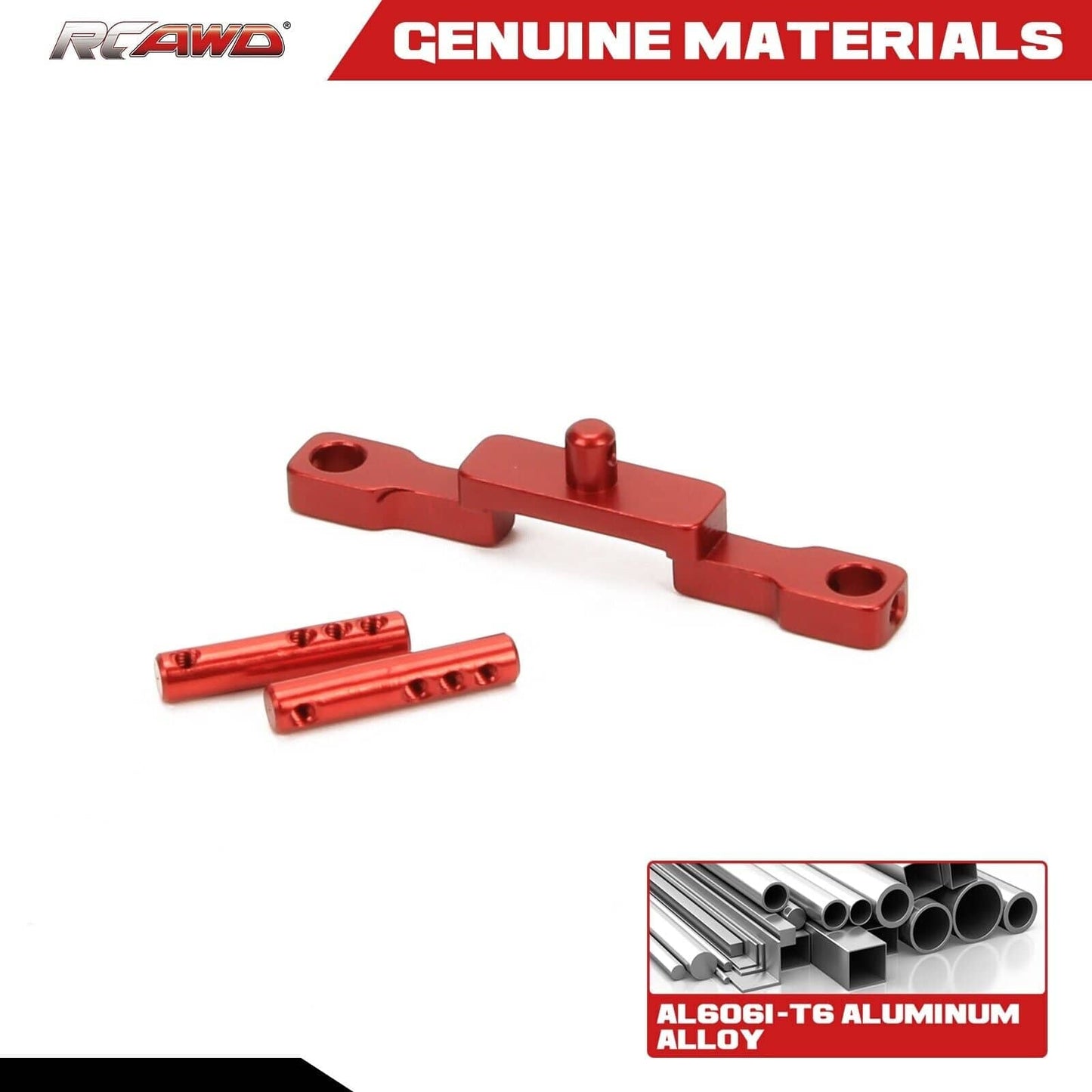 RCAWD Axial SCX24 Front Body Post Set Jeep Wrangler JLU CRC Crawlers -- RCAWD