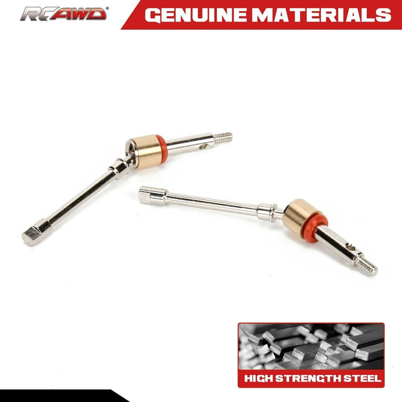 RCAWD Axial SCX24 Front CVD Drive Shaft Axle Upgrade Parts compatiable with AX24 - RCAWD