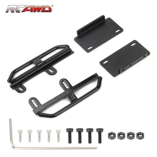 RCAWD AXIAL SCX24 RCAWD Axial SCX24 Upgrades Alloy and steel Side skid plate(left&right) SCX2425BL