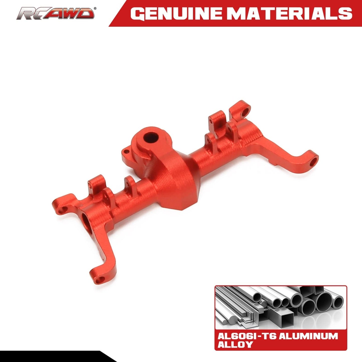 RCAWD RCAWD Axial SCX24 upgrades Alloy Front rear portal axle housing case