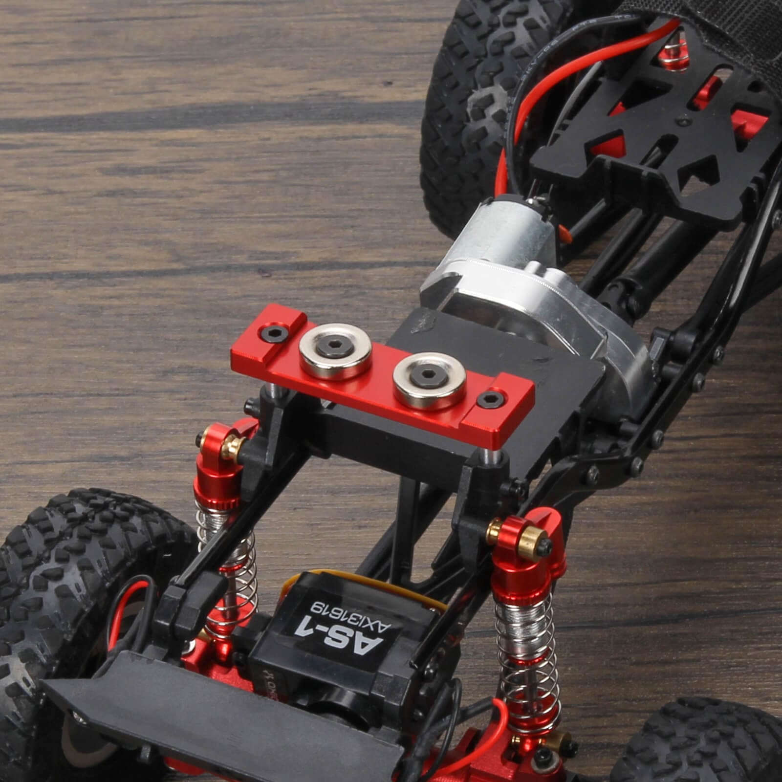 RCAWD AXIAL SCX24 Red RCAWD Axial SCX24 magnetic body mount SCX2509
