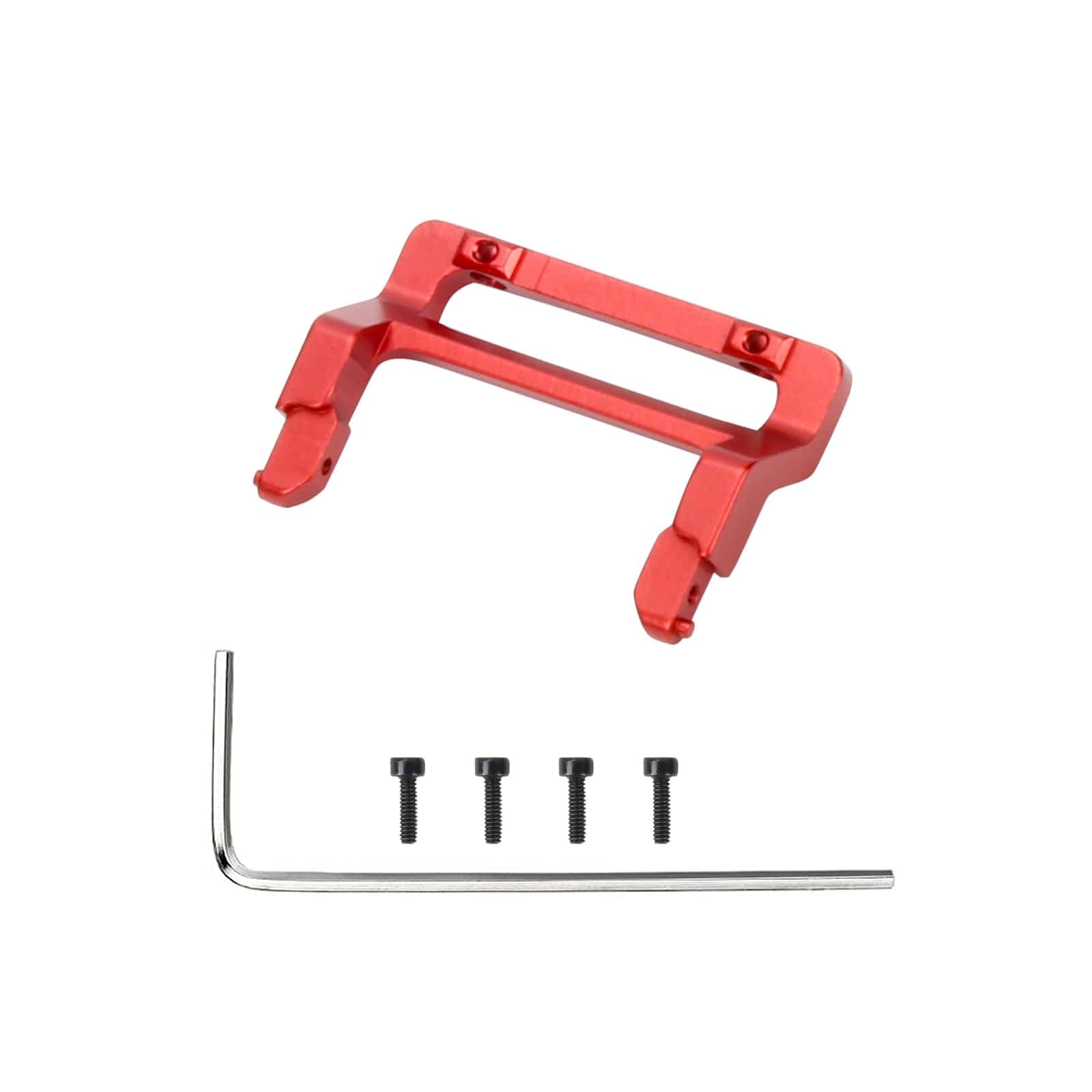 RCAWD AXIAL SCX24 Red RCAWD Axial SCX24 Upgrades Aluminum alloy front bumper mount SCX2451