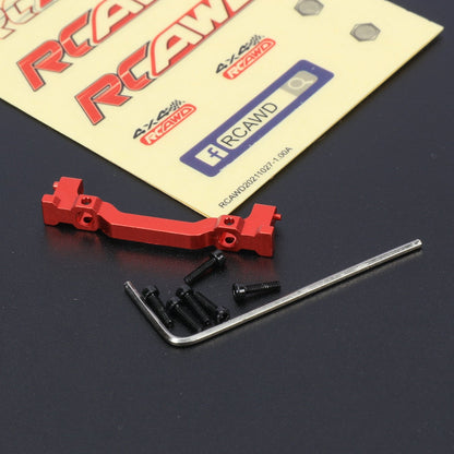 RCAWD AXIAL SCX24 Red RCAWD Axial SCX24 Upgrades Machined alloy front bumper mount SCX2402