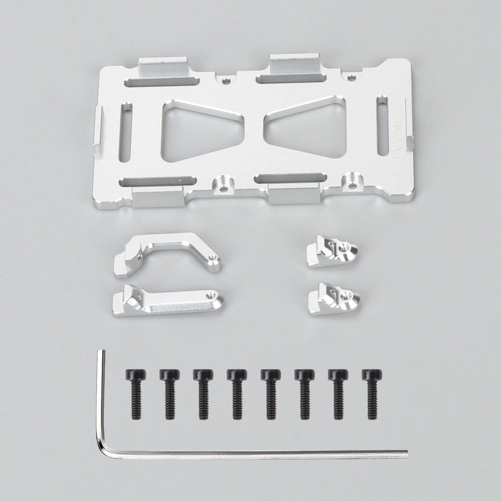 RCAWD AXIAL SCX24 Silver RCAWD Axial SCX24 Upgrades Aluminum alloy battery tray SCX2452