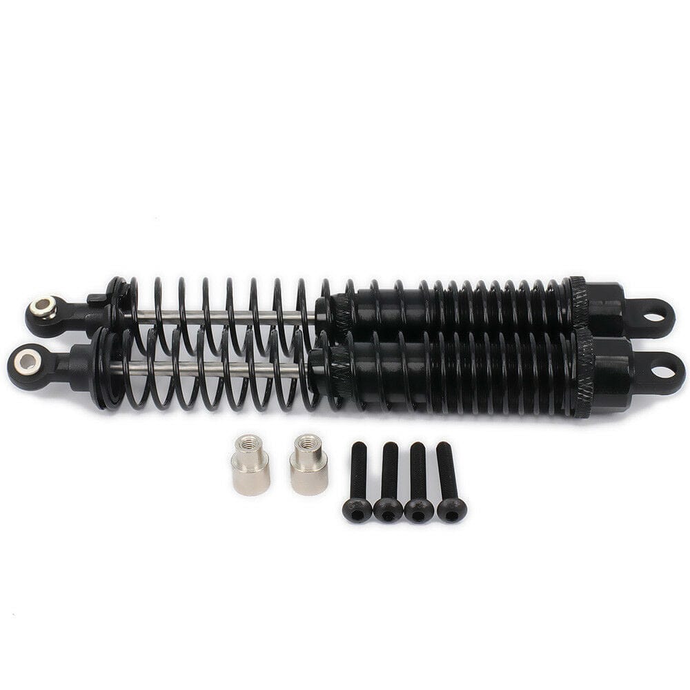 RCAWD AXIAL UPGRADE PARTS Black RCAWD 130mm RC Shock Absorber  Oil Filled style for RC Model Car 1/10 Axial Yeti Rock 2pcs