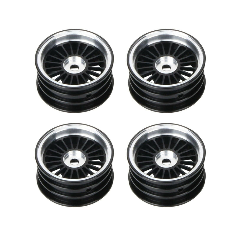 RCAWD AXIAL UPGRADE PARTS Black RCAWD Metal Wheel for Axial SCX24 Crawlers AXI90081 AXI00001 AXI00002