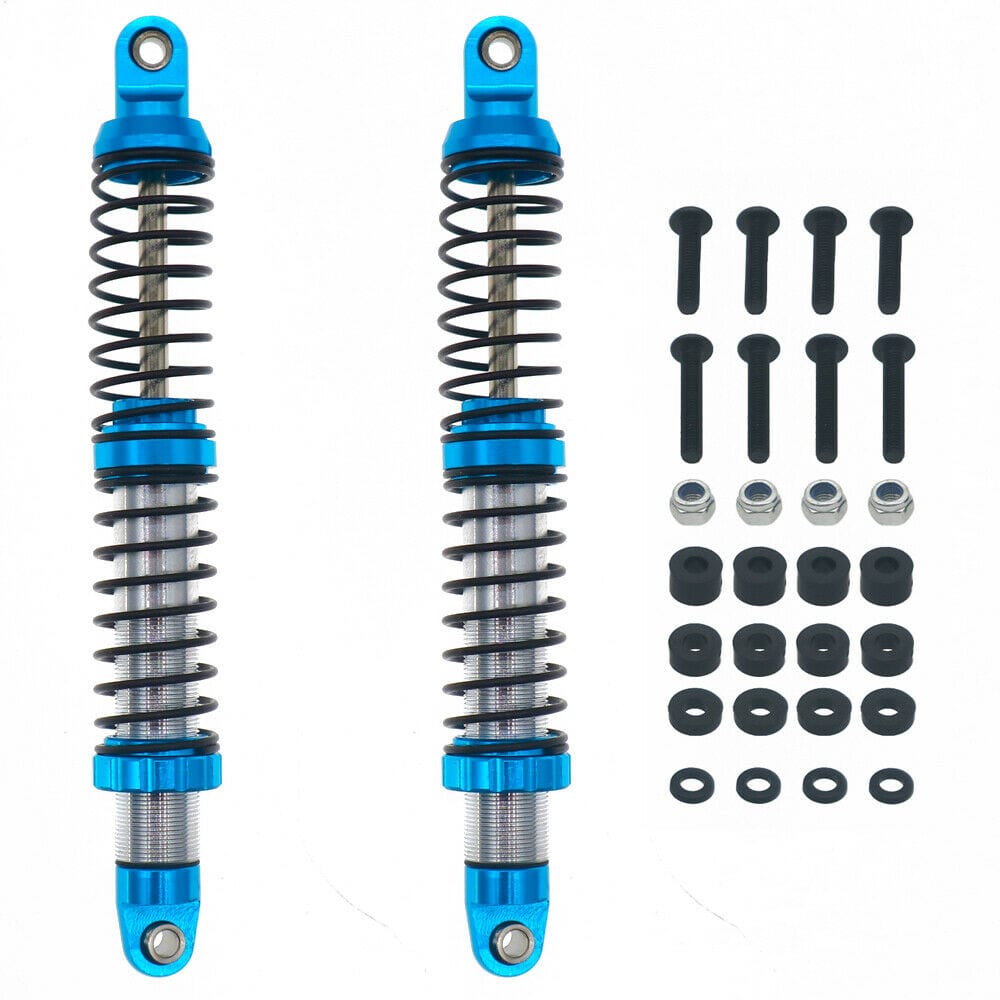RCAWD AXIAL UPGRADE PARTS Blue / 120mm RCAWD All Metal Advanced Shocks For 1/10 Axial SCX10 II TRX4 HSP Slash Redcat
