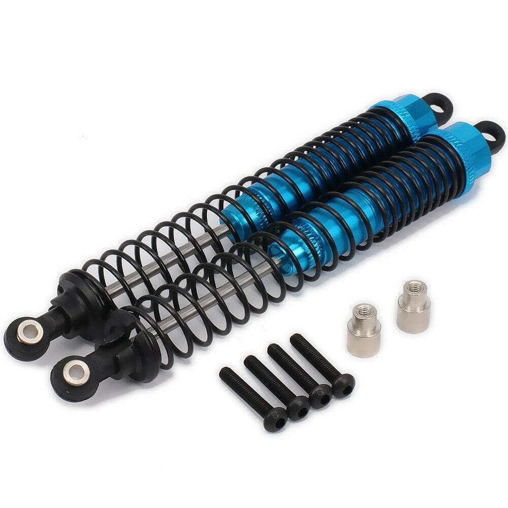 RCAWD AXIAL UPGRADE PARTS Blue RCAWD 130mm RC Shock Absorber  Oil Filled style for RC Model Car 1/10 Axial Yeti Rock 2pcs