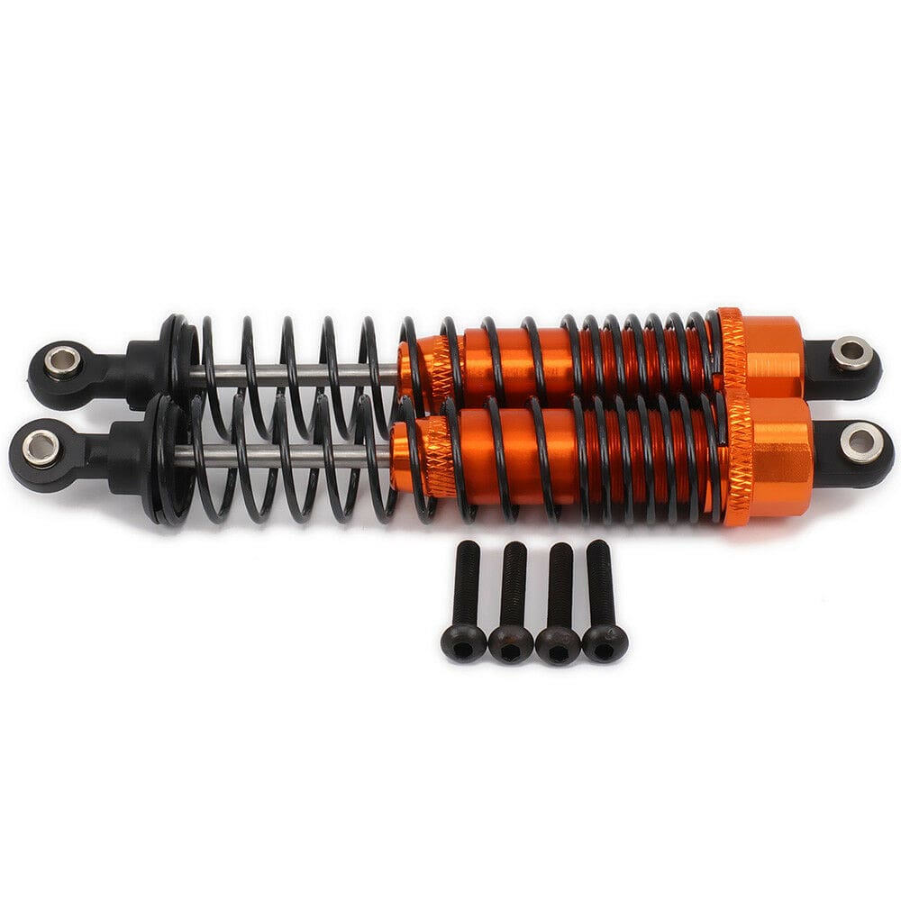 RCAWD AXIAL UPGRADE PARTS Orange RCAWD RC Shock Absorber Oil Filled Style 110mm for Rc Car 1/10 Axial Yeti Rock
