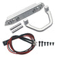 RCAWD AXIAL UPGRADE PARTS RCAWD alloy front bumper With car light set for Axial 1/24 SCX24 crawler