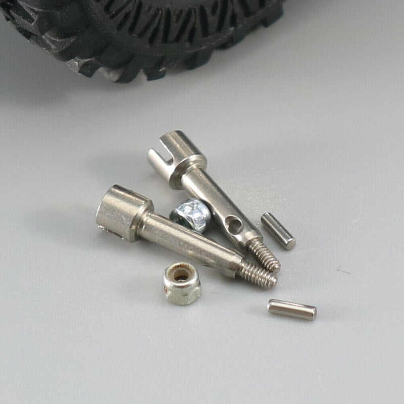 RCAWD AXIAL UPGRADE PARTS RCAWD Front Stub Axle Wheel Shaft For Axial SCX24 Crawlers AXI90081 AXI00001