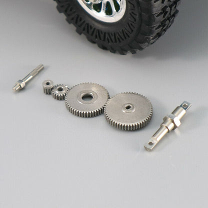 RCAWD AXIAL UPGRADE PARTS RCAWD motor spur pinion main differential input gear drive shaft for axial scx24