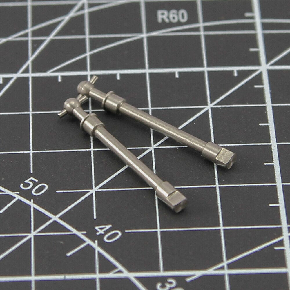 RCAWD AXIAL UPGRADE PARTS RCAWD stainless steel front axle shaft For 1/24 Axial SCX24 Crawlers