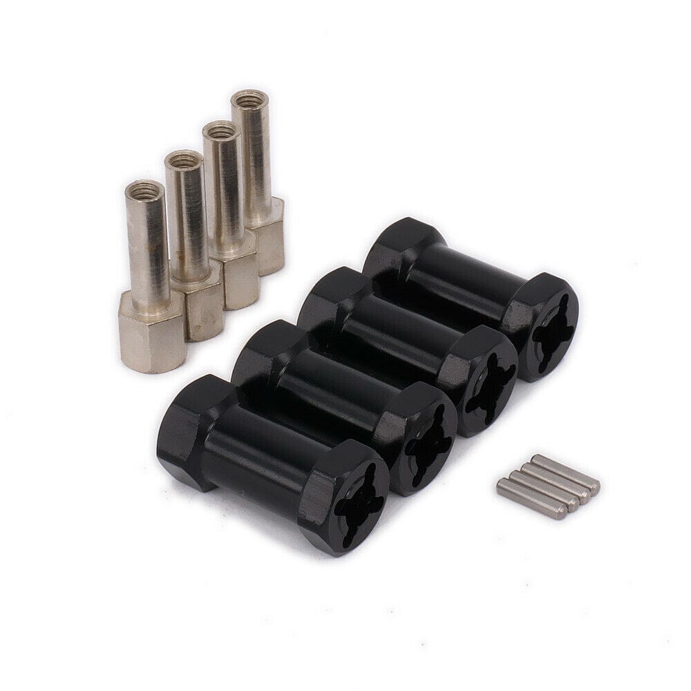 RCAWD AXIAL UPGRADE PARTS RCAWD wheel hex hub extension Adaptor for 1/10 Axial SCX10 CC01 Jeep 12mm 25mm
