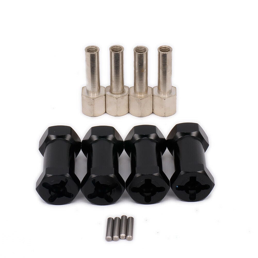 RCAWD AXIAL UPGRADE PARTS RCAWD wheel hex hub extension Adaptor for 1/10 Axial SCX10 CC01 Jeep 12mm 25mm