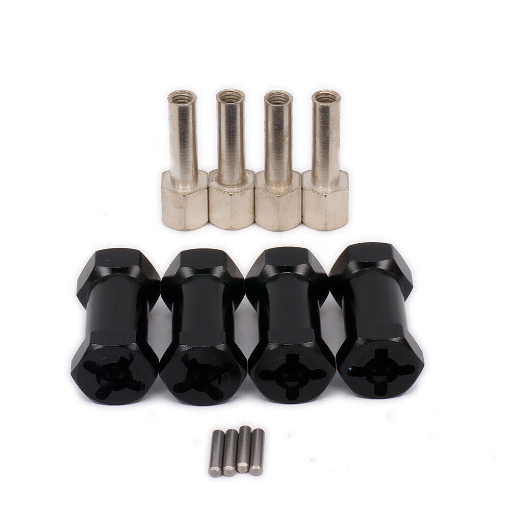 RCAWD AXIAL UPGRADE PARTS RCAWD wheel hex hub extension Adaptor for 1/10 Axial SCX10 CC01 Jeep 12mm 25mm