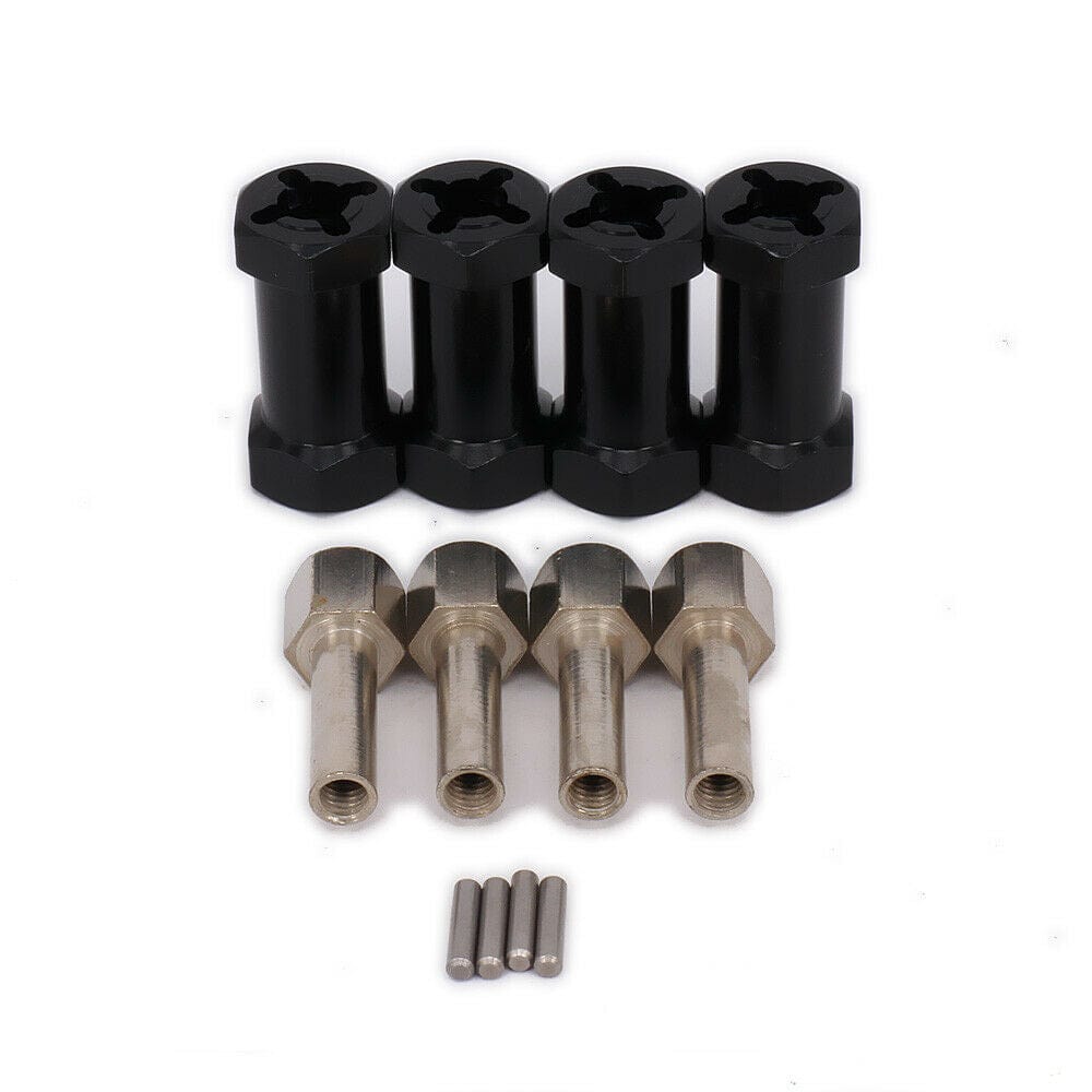 RCAWD AXIAL UPGRADE PARTS RCAWD wheel hex hub extension Adaptor for 1/10 Axial SCX10 CC01 Jeep 12mm 25mm