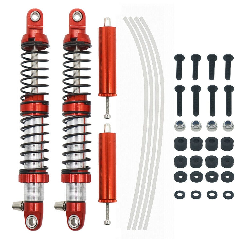 RCAWD AXIAL UPGRADE PARTS Red / 130mm RCAWD RC Negative Pressure Shocks For Axial SCX10 II Traxxas TRX4 MST Redcat