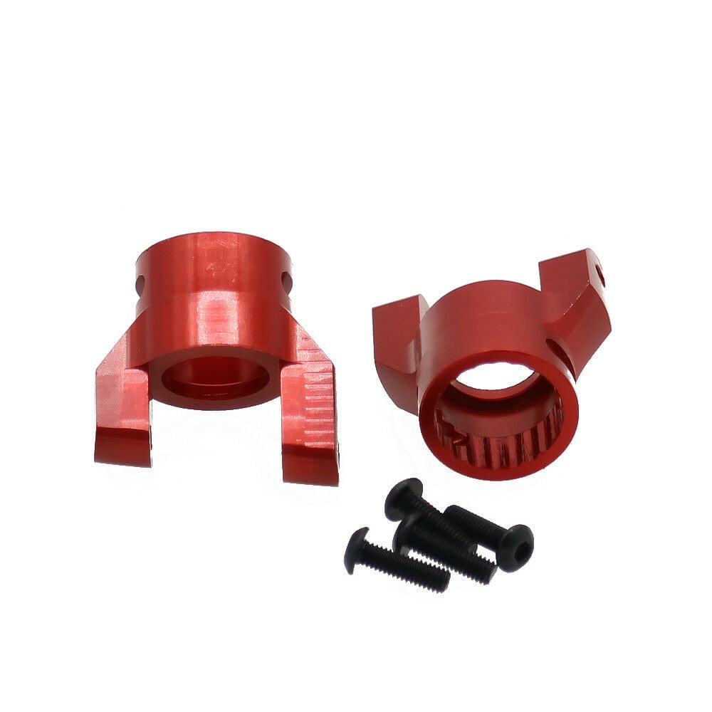RCAWD AXIAL UPGRADE PARTS Red RCAWD Alloy Front C-Hub Carrier AX30762 For 1/10 RC Hobby Car Axial Wraith 2pcs