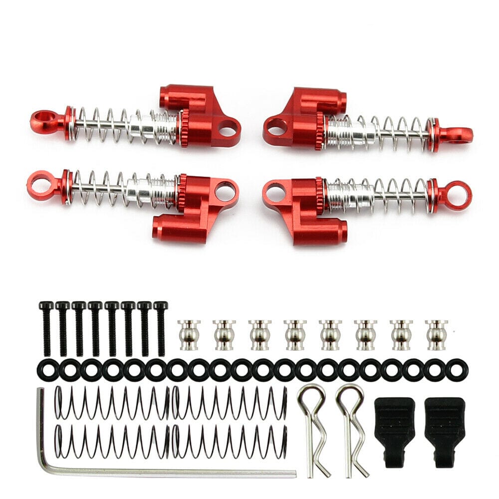 RCAWD AXIAL UPGRADE PARTS Red RCAWD AXI31612 For Axial SCX24 Shocks Crawlers AXI90081 AXI00001 AXI00002