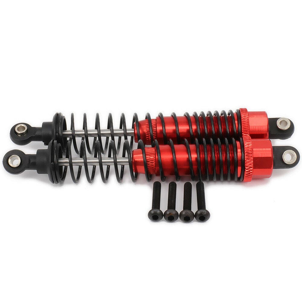 RCAWD AXIAL UPGRADE PARTS Red RCAWD RC Shock Absorber Oil Filled Style 110mm for Rc Car 1/10 Axial Yeti Rock