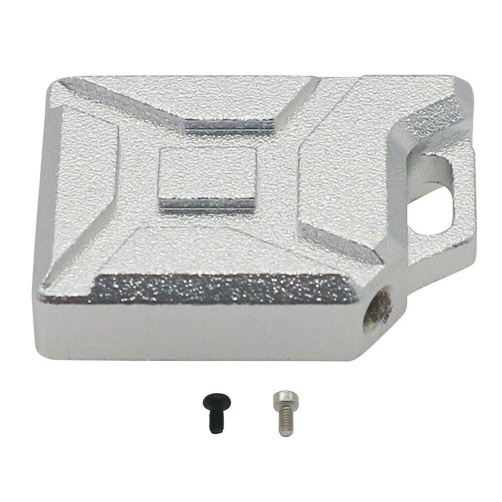 RCAWD AXIAL UPGRADE PARTS silver RCAWD Scale parts for Axial SCX24 Upgrade parts Alloy scale fuel tank