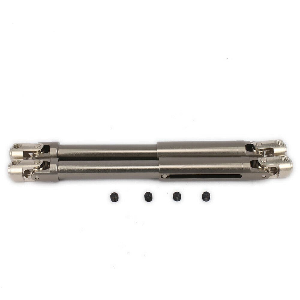 RCAWD AXIAL UPGRADE PARTS Titanium RCAWD Drive Shaft 106-138mm For 1/10 Axial Scx10 SCX0016 Jeep Wrangler 2pcs