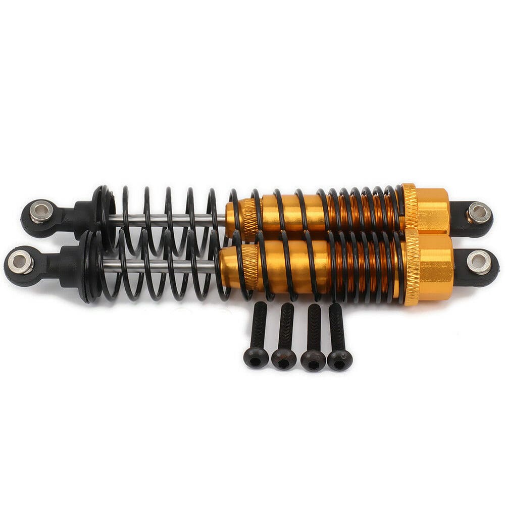 RCAWD AXIAL UPGRADE PARTS Yellow RCAWD RC Shock Absorber Oil Filled Style 110mm for Rc Car 1/10 Axial Yeti Rock